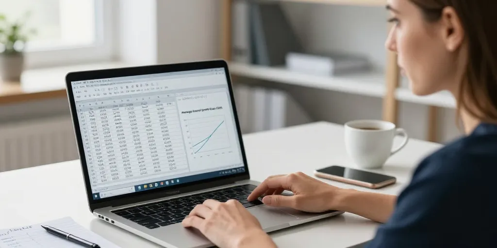 Calcul du taux de croissance annuel moyen : la méthode Excel pratique
