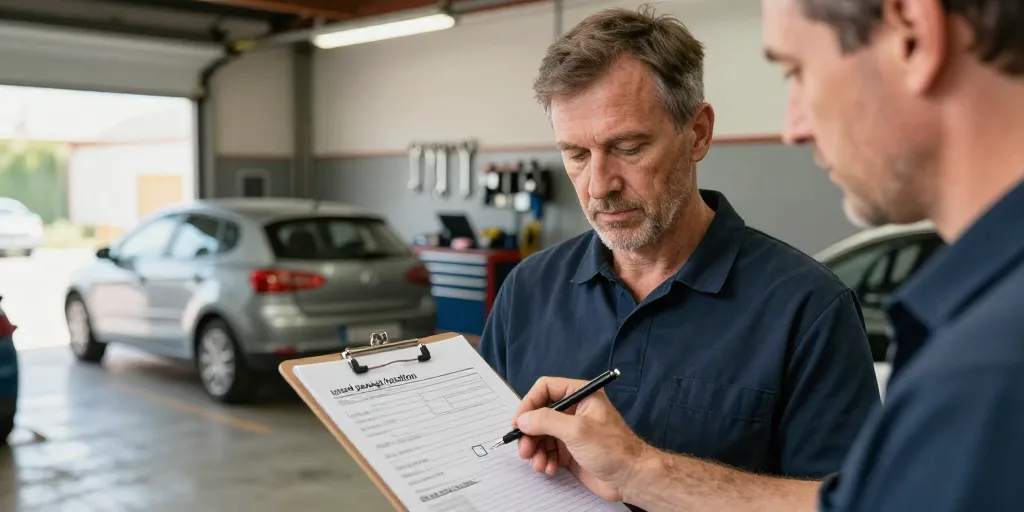 constat lieu habituel de garage